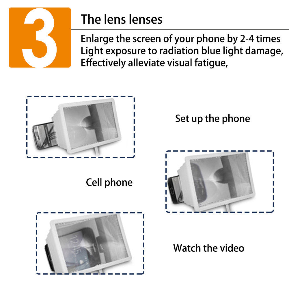 Mobile Phone Magnifier HD Screen Enlarger